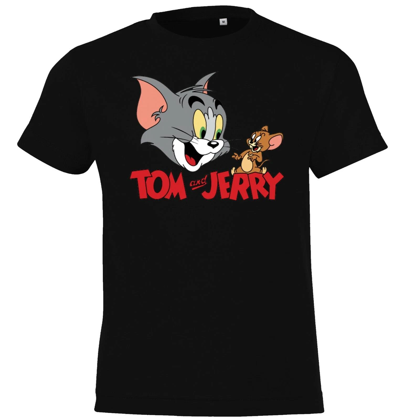 Youth Designz Tom 2A Kids kids boys T-Shirt Print Funny Saying Jerry Cat Mouse Friends 100