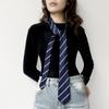 Korean Striped Tie Printed Shirt Tie Decoration Clothing Decoration JK Uniform Necktie  Students