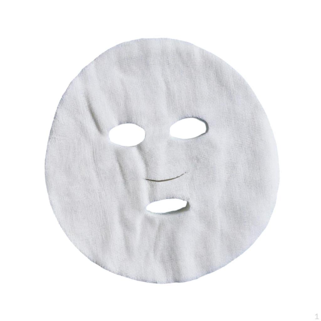 100 Pieces Gauze Face Mask Pads Paper Sheet Soft Breathable with Mesh Cotton Facial