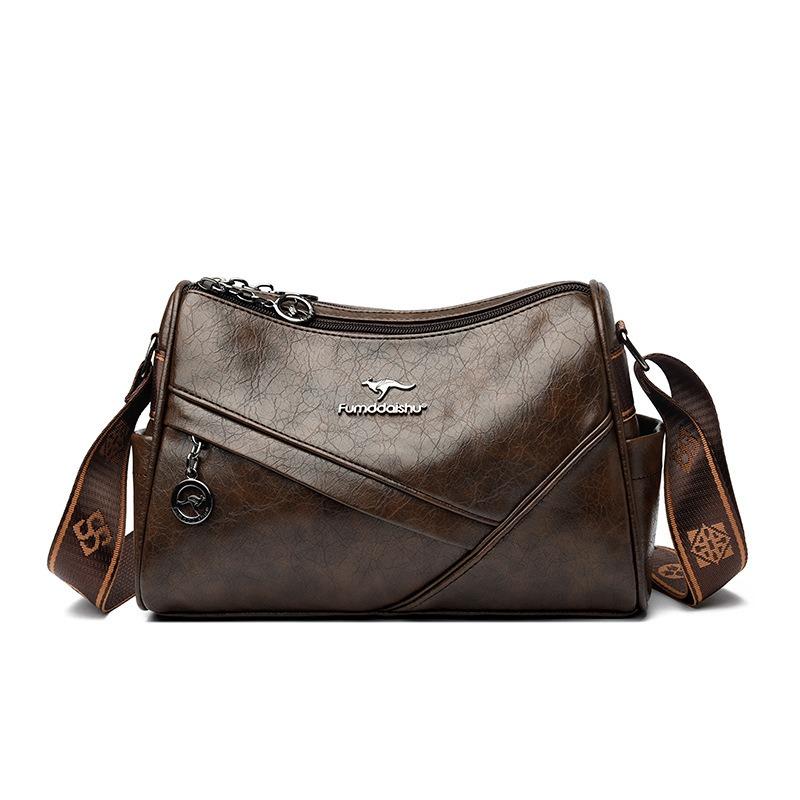 Fashion temperament mother bag large capacity lightweight messenger bag new simple and versatile shoulder bag women's bag