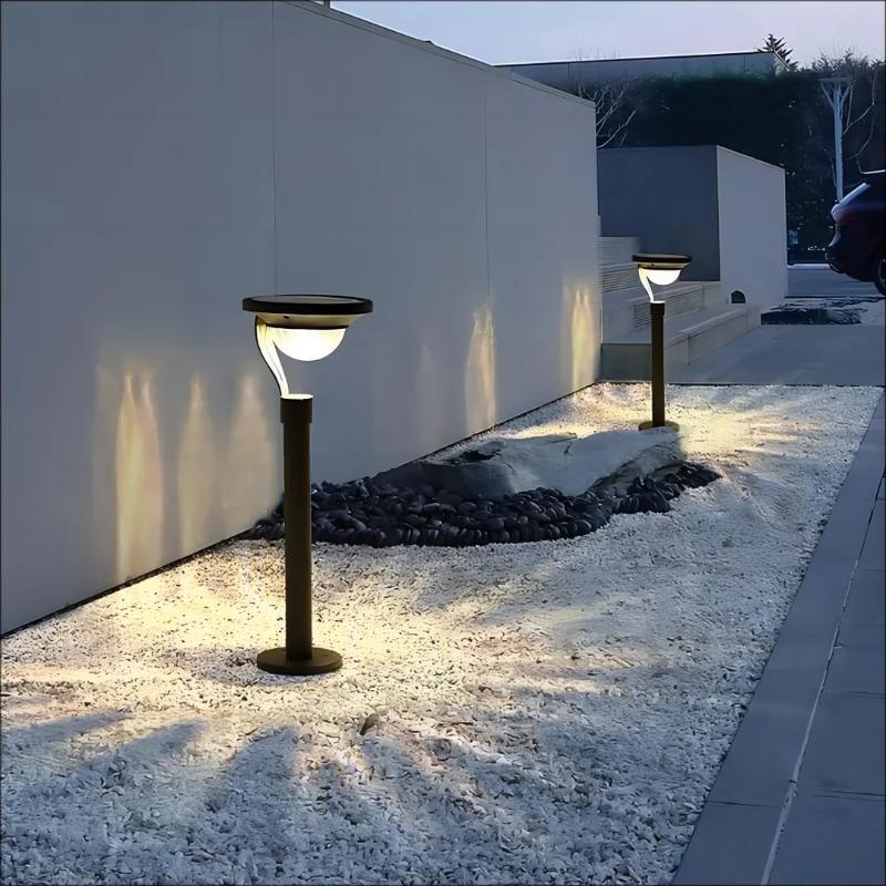 1pc Solar Energiesparlampe Super Helle Solar Rasen Lampe Wasserdicht Haushalt Garten Villa Hof LED Solar Lampe