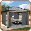 Garden Terrace Curtain Terrace Garden Curtains R 155X220 Grey