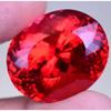 Natural Padparadscha Sapphire Oval 9.45 Ct Flawless Certified Loose Gemstone