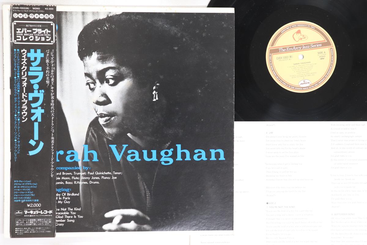 

LP Record SARAH VAUGHAN - Sarah Vaughan EVER1002 MERCURY Japan Obi Jazz Used