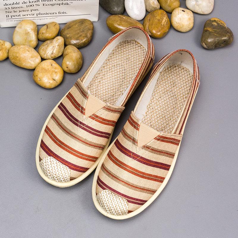 OEM/ODM Processing Custom Ladies Cloth Shoes Fashion Student Nurse Fisherman Shoes Lazy
