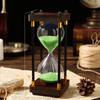 30/60 Minuten Büro- und Heimtextilien Kreative Sanduhr aus Holz Timer Sanduhr Sanduhr Dekorative Dekoration Uhren
