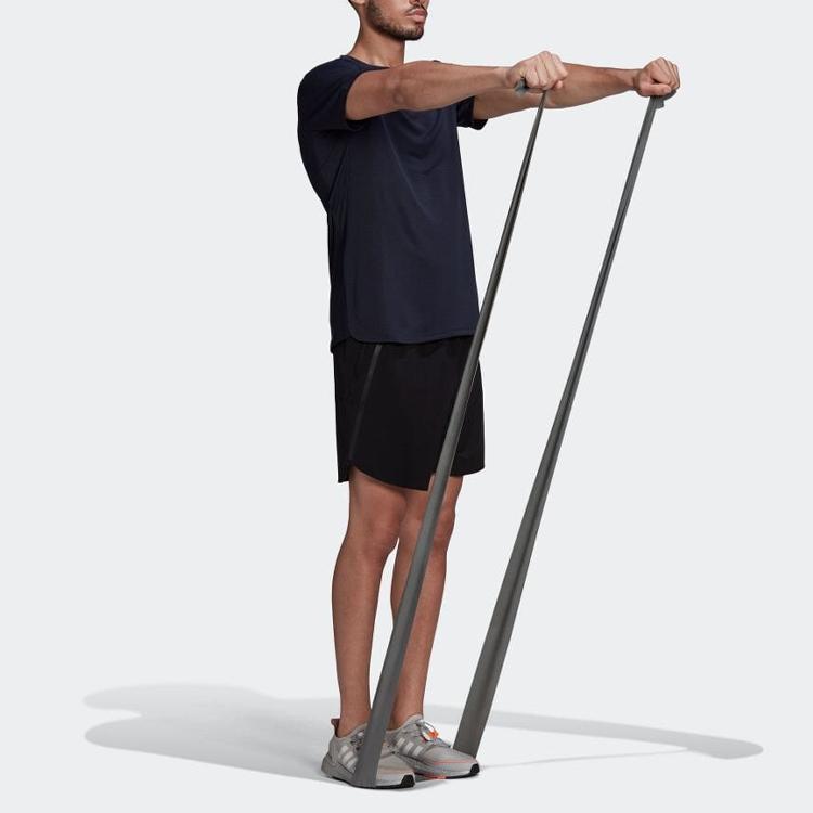 Adidas Casual Logo Crew Neck Short Sleeve T-Shirt Men Tops Navy-Blue HC4228