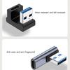 Type C Female To USB 3.0 Male Converter 10Gbps Type C To USB 3.0 90 Degrees