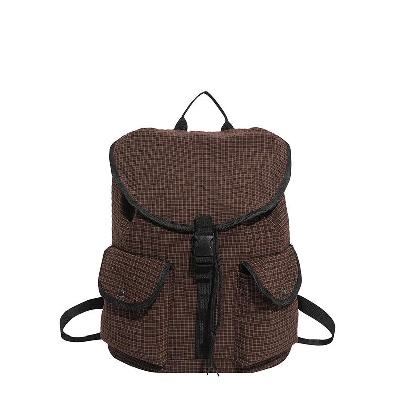 Schoolbag Fashion Bag Women's 1011 New Wholesale Casual Large Capacity Handbag Backpack Canvas Bag Travel Backpack