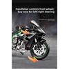 Large Size 1/9 Kawasaki H2R Simulation Spray Motorcycle Model Toy Simulation Alloy Motorcycle Model Boy Car Collection Handmade Gift