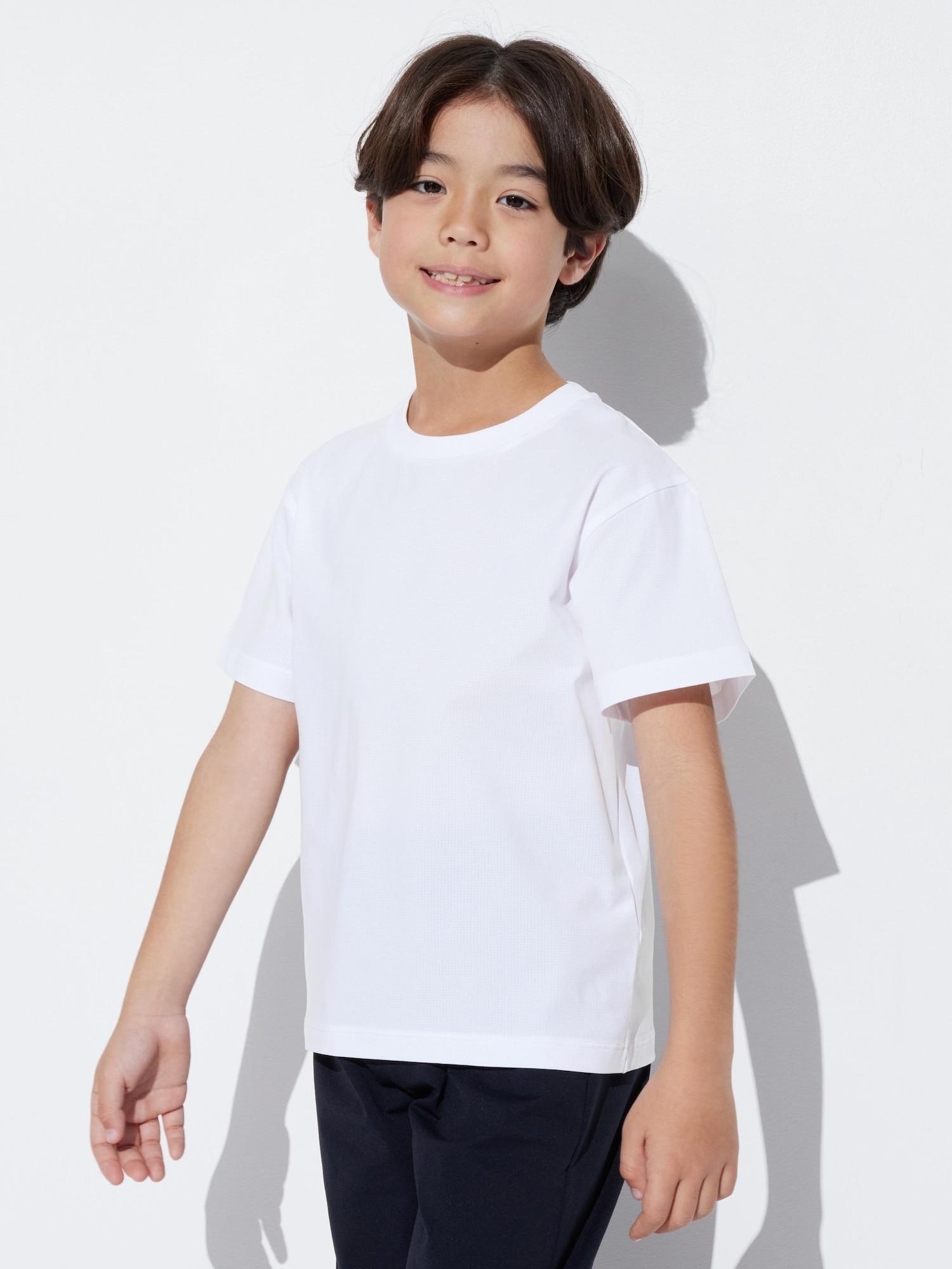 

UNIQLO JAPAN Ultra Stretch Dry EX Футболка с круглым вырезом с короткими рукавами 00 WHITE/100