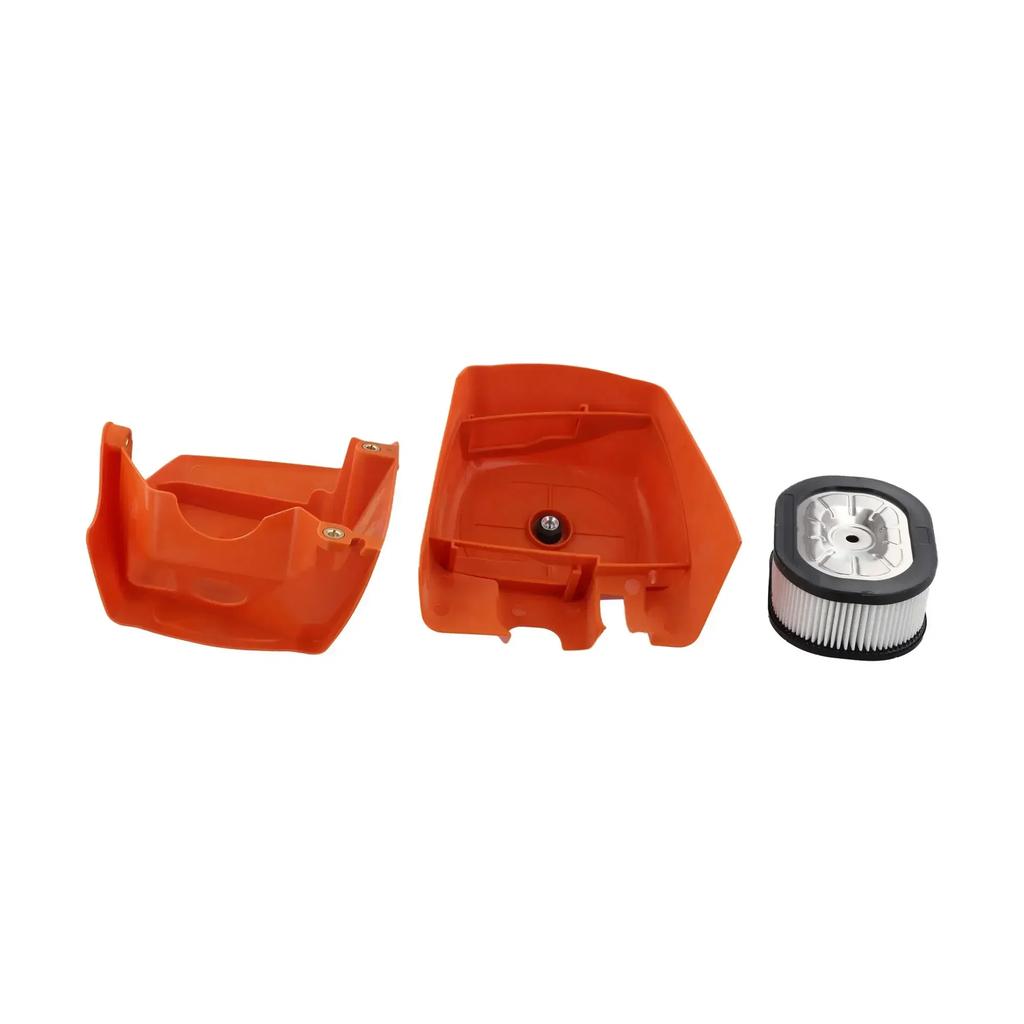 Replacement Kit Air Filter Set For Outdoor Cutting Tasks Complete Installation Kit Engine Efficiency Boost Air Filter Cover Set