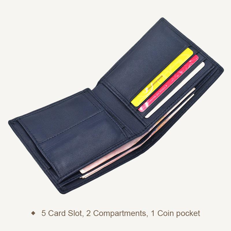 High-end woven wallet generation RFID medium and long loose-leaf wallet leather black hand bag