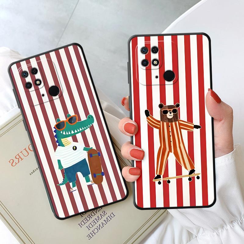 Funda Phone Cover Case for Xiaomi Mi 12T Pro 11T 12 14 15 Pro 11 13 Lite 10T 12X Creative Cartoon Animals