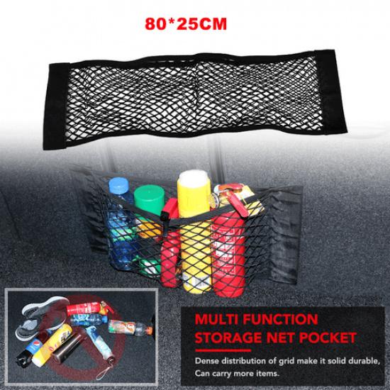 Universal Car Rear Back Seat Storage Cargo Organizer Magic Mesh Net Pouch Pocket
