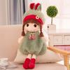 Plush Doll Child Bed Pillow With Soft Coral Velvet For Girls Bedroom Decor