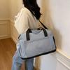 Portable light travel bag, men's and women's large-capacity duffel bag, short trip, shoulder messenger storage bag, fitness bag.