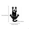NonTicking Feline Wall Clock | Silent Quartz Movement Powered Design, Cat Clock, for Living Room