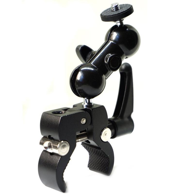 In-Stock Universal Metal Double Ball Head Mini Arm & Strong Crab Claw Clip Holder
