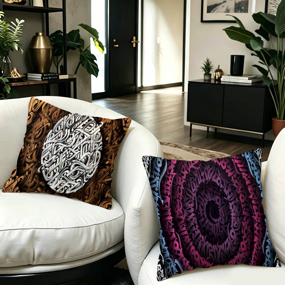 Pokras Totem Design Lampas Art Personalized picture text home decorative pillows Household Gifts 45x45cm