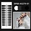 24Pcs New Detachable Solid Color Fake Nails Wearable Bright Long Ballet False Nails Full Cover Manicure Press-On Nails Women