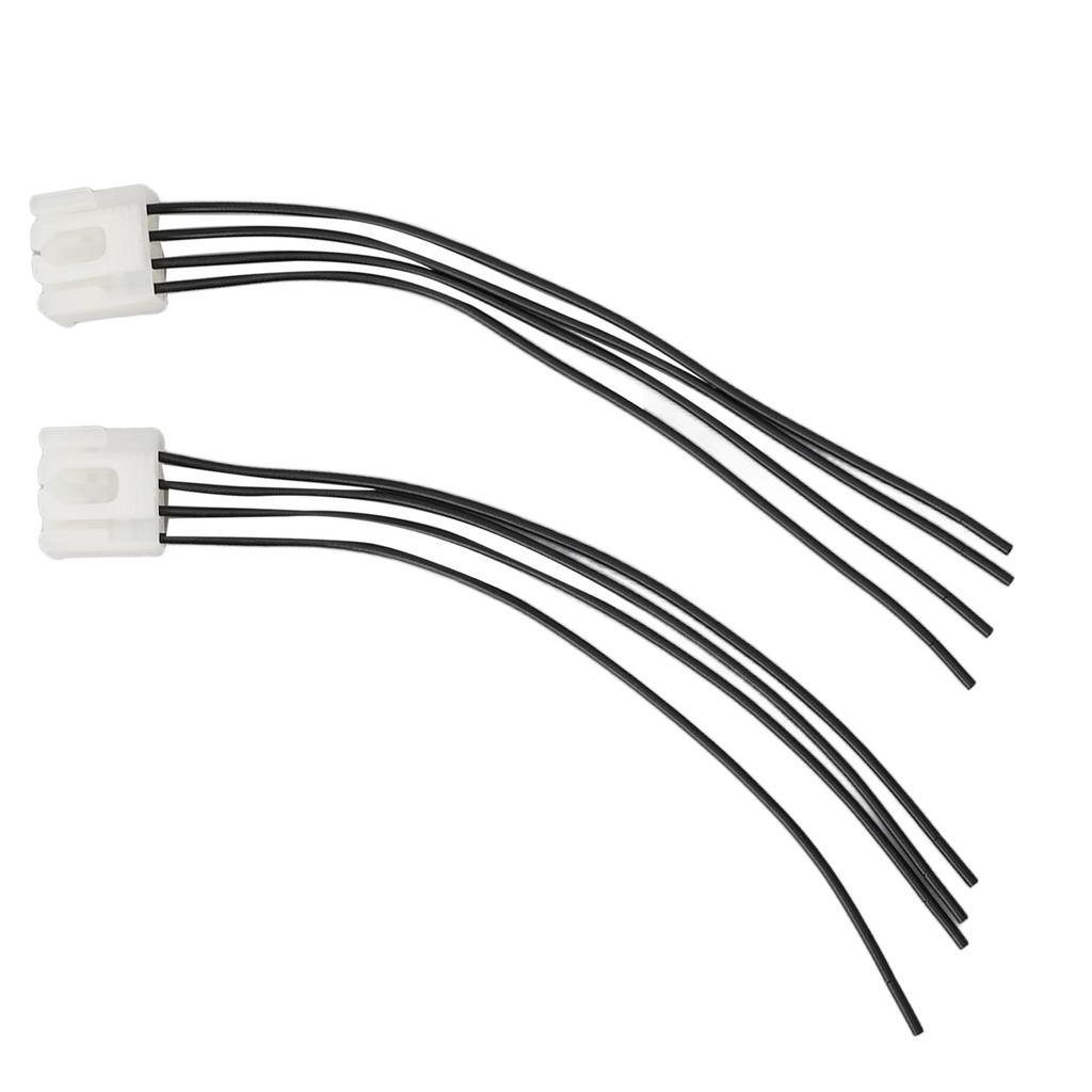 2PCS 4PIN Tail Light Harness Stable Connection Impact Resistant Replacement for Fiat Grande Punto