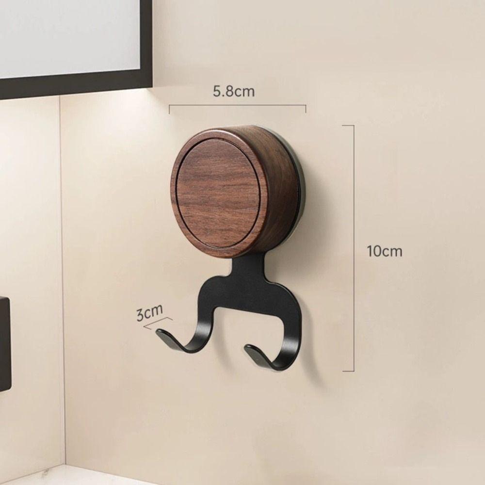 Double Hook Suction Cup Hooks Waterproof Storage Holder Practical Wall Hook  Kitchen