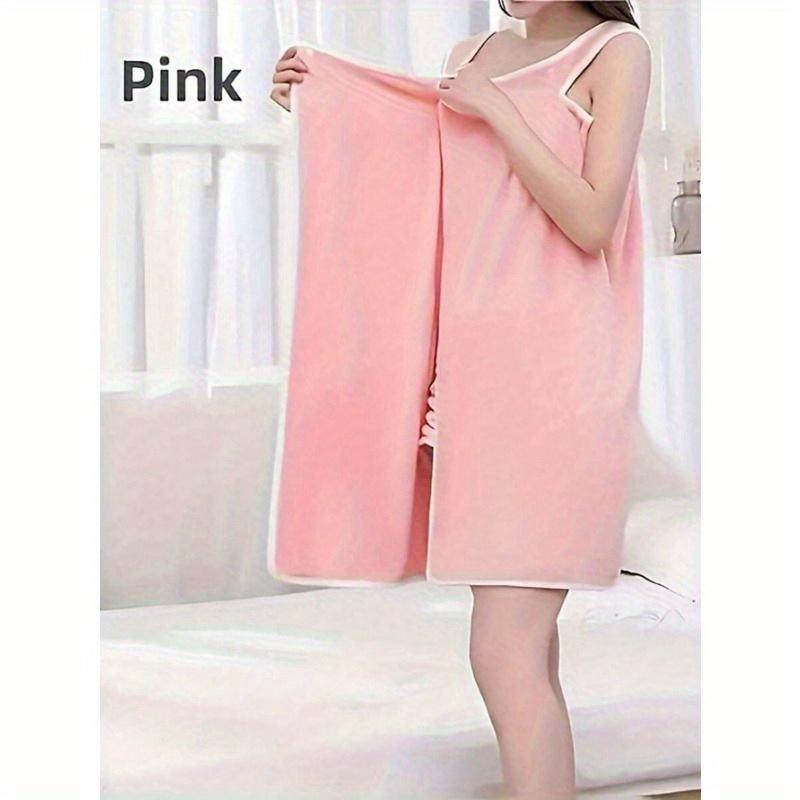 Wearable Bath Towel Set - Adult With Pocket Storage Bath Towel Thickened Strong Absorbent Quick Drying - Suitable