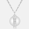 METROCITY JEWELRY 1992 PERLA Sterling Silver White Necklace A251SN1759WPH