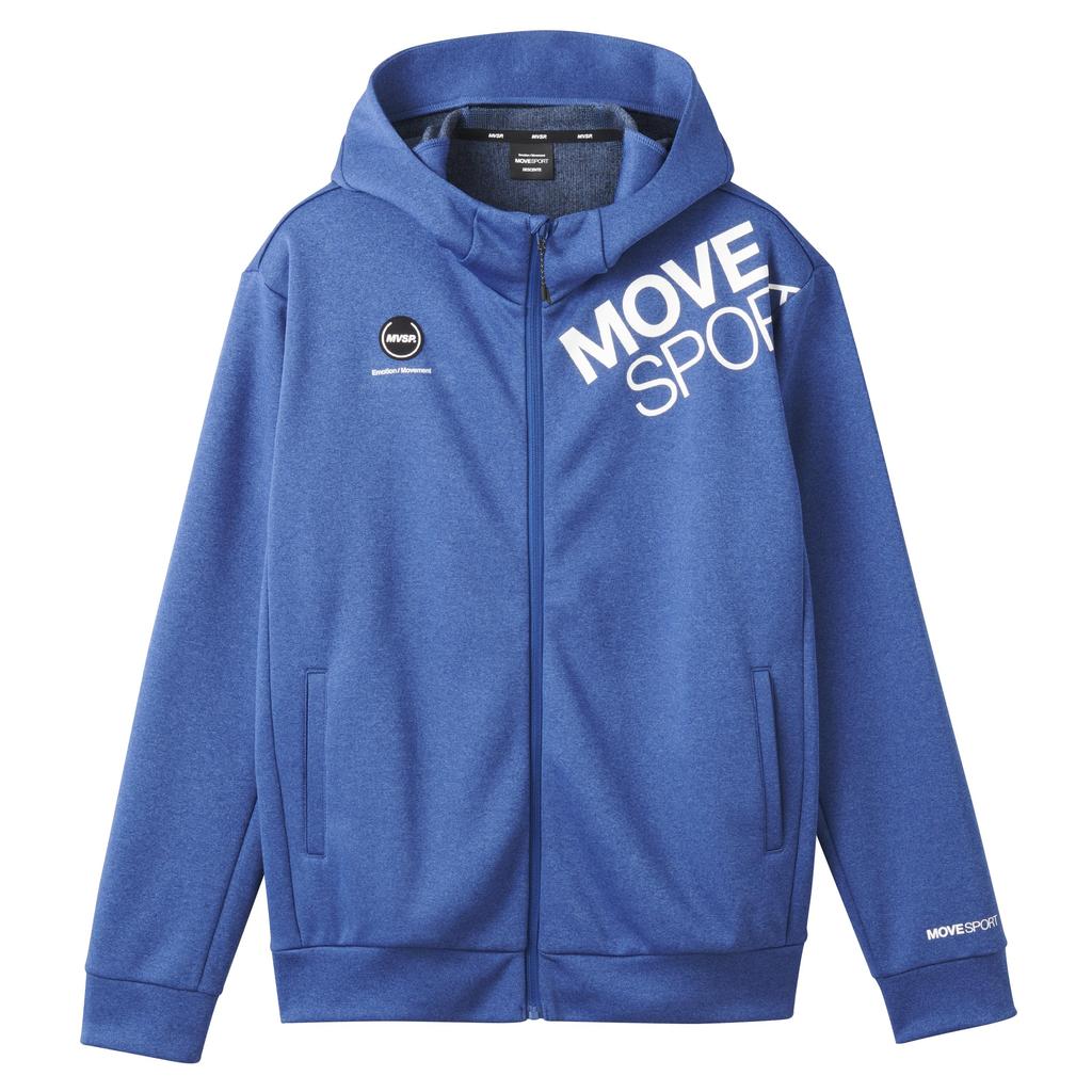 Mikina Descente Full Zip Hoodie Stretch Training Running Blue M [Move Sports]