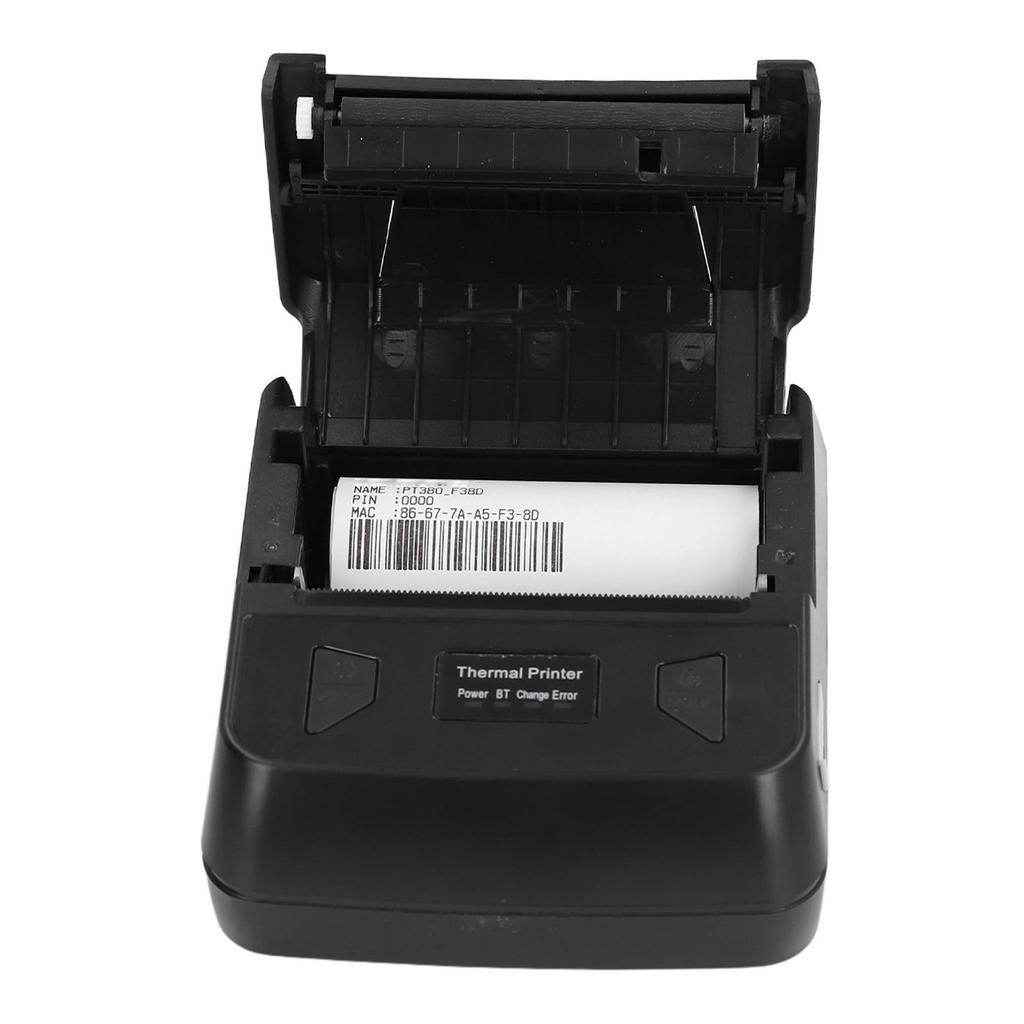 80mm Thermal Printer USB Bluetooth Barcode Printer High Speed Portable Printing Machine for Windows XP 7 8 10