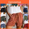 Mini Womens Loose Drawsing Shorts Ladies Loungewear Running Gym Pants Plain