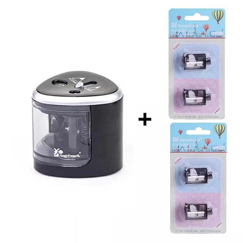 Variety of Models & Function Electric 2 Holes/2 In 1 Holes Pencil Sharpener Switch Pencil Sharpener Student Supplies Stationery