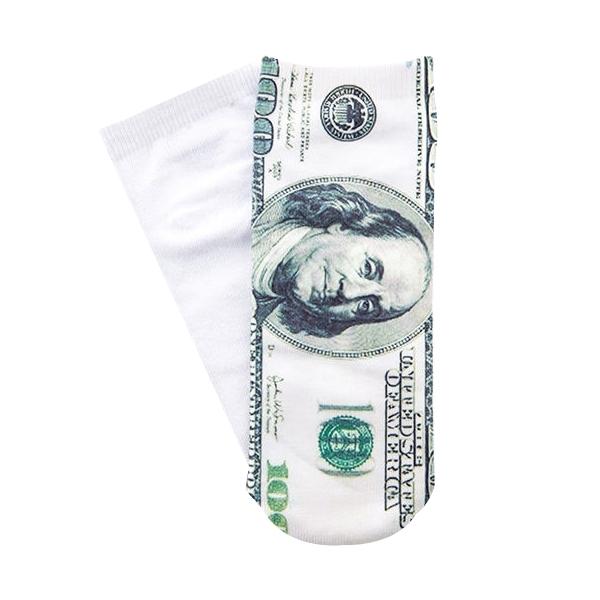 Sokker formet som 100-dollarsedler