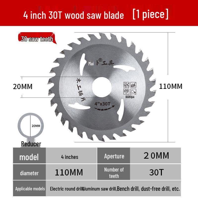 

High-Hardness Dual-Purpose Saw Blade: Aluminum-Wood Alloy for Eco & Paint-Free Boards.