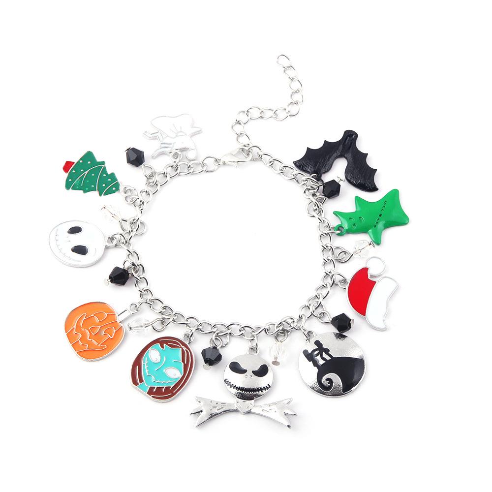 

Браслет «Тыква Джека Скеллингтона» и шляпа ведьмы - подарок на Хэллоуин