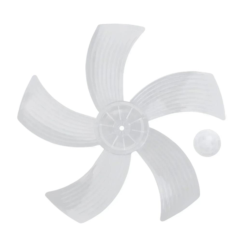 Fan Blade With Nut Cover 14 Inch Fan Blade Home Use Household Desk Fan Accessories High Temperature Resistance