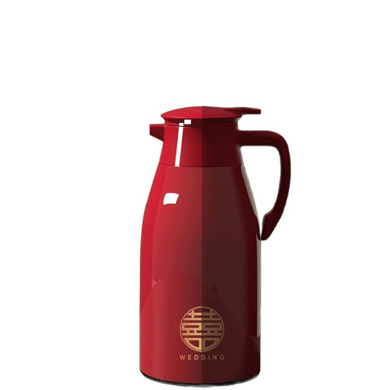 Elegant Glass Liner Insulated Thermos Set - Stylish Wedding Dowry with Matching Hot Water Bottles
