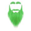 Green Tall Hat Beard for Saint Patrick Day with Bowtie Festival Decors Irish National Day Gathering Party Costume Props