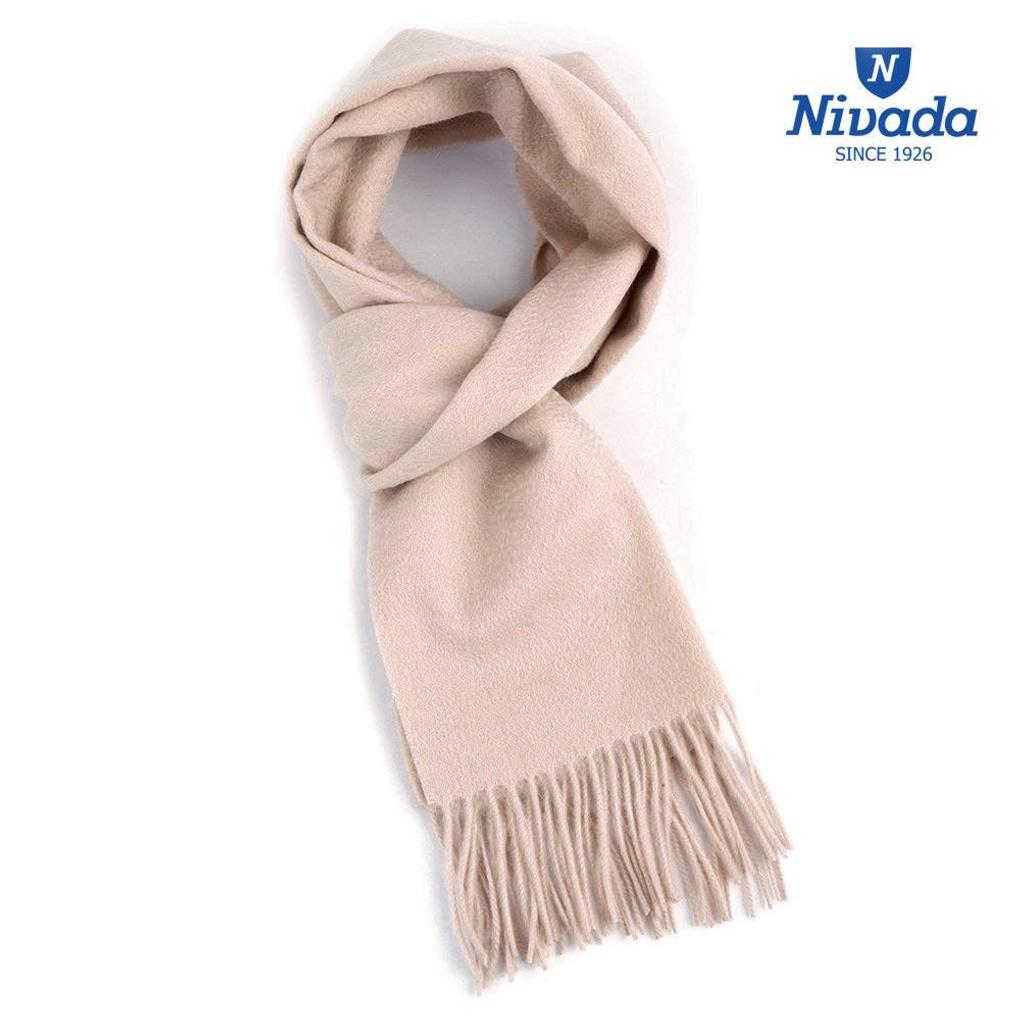 

[NIVADA] NIVADA 8001 100% Cashmere Muffler Ivory (30x180cm)