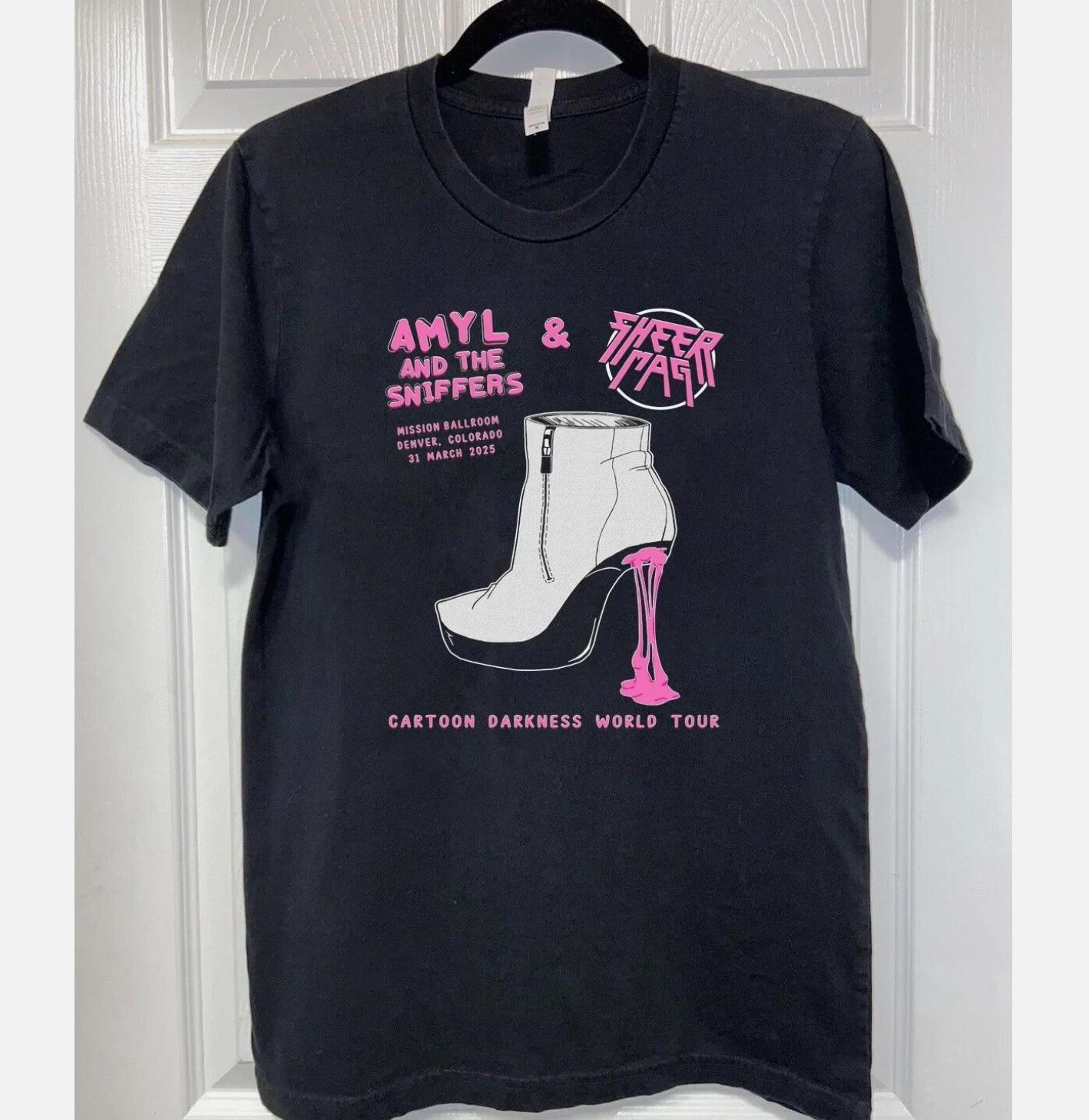 NEW Amyl and the Sniffers Band Darkness World Tour T Shirt All Size L