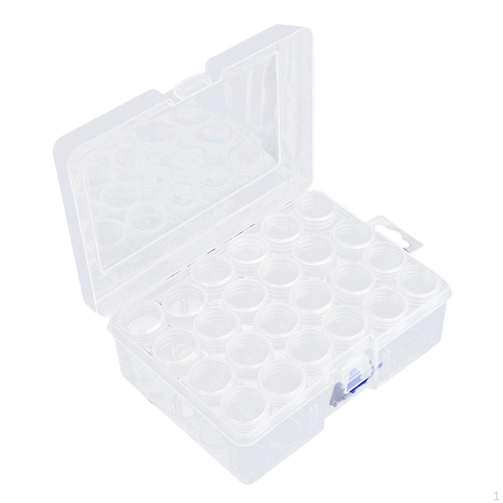 

Storage Box, Kit for Adults, Portable And Versatile Craft Accessory, Box 24 Grids