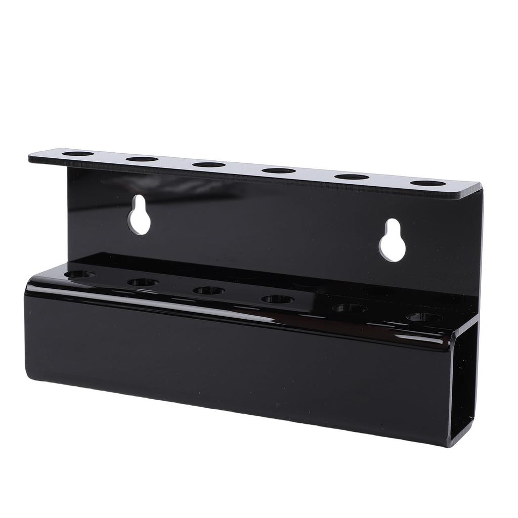Acrylic Holder Stylish Wall Mount Display Storage Rack Black Matte for Home Game Room Decor