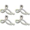 Bow Transparent Hair Clip Women's Jelly Color Shark Clip Dazzling Fashion Hair Accessories