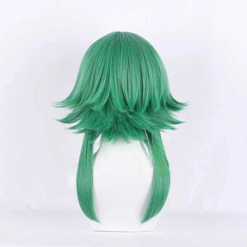 High Quality Heartsteel Ezreal Cosplay Wig Green Heat Resistant Synthetic Hair LOL Cosplay Ezreal Wig Anime Cosplay Wigs +WigCap