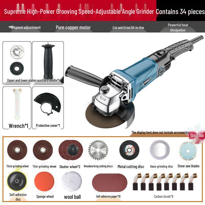 Fugle Multifunctional Angle Grinder & Polisher - Household Hand Tool