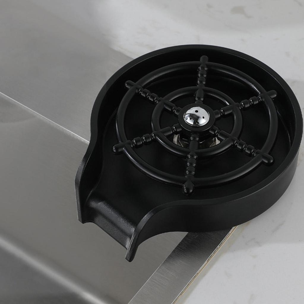 Automatic Glass Cup Rinser Cleaner Sink Bottle Washer Coffee Pubs Accessories , with hose