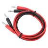 P1041 2 Stück 4mm Bananenstecker zu Bananenstecker Testkabel Multimeter Testkabel