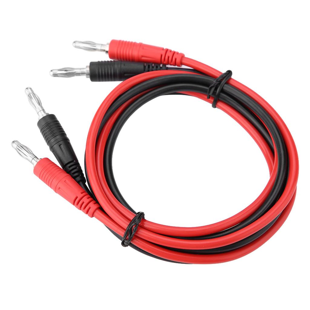 P1041 2Pcs 4mm Banana Plug To Banana Plug Test Cable Multimeter Testing Cables