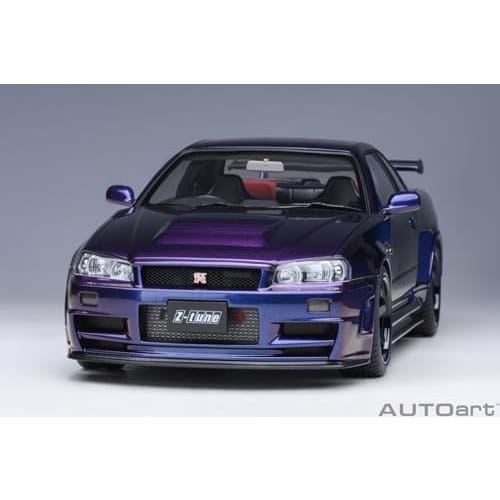 AUTOart 1/18 Scale Nismo R34 GT-R Z-tune Midnight Purple III Finished Product